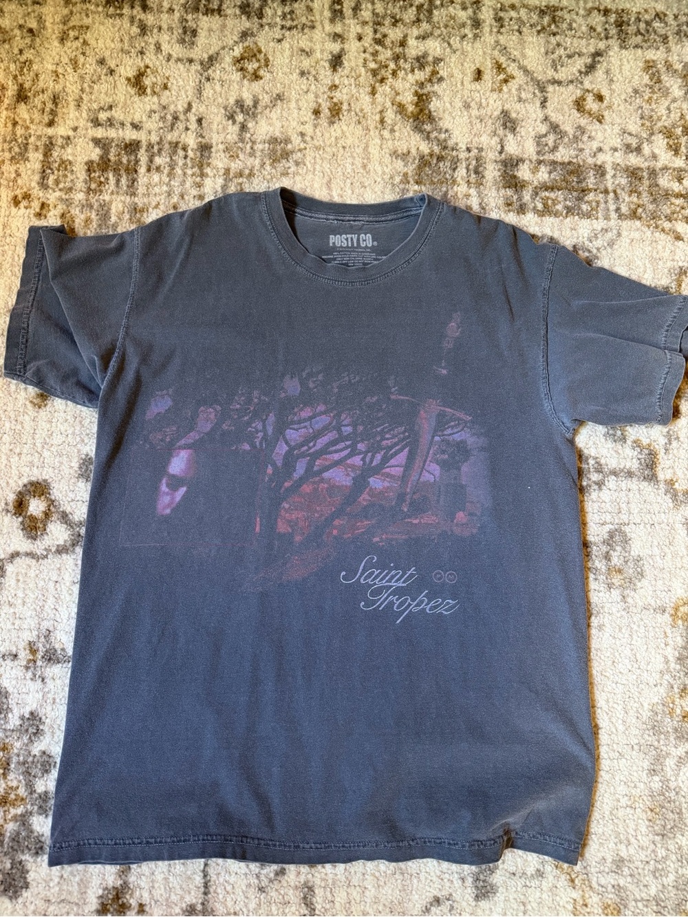 Post Malone Saint Tropez Hollywood's Bleeding Cotton T-shirt Size Large